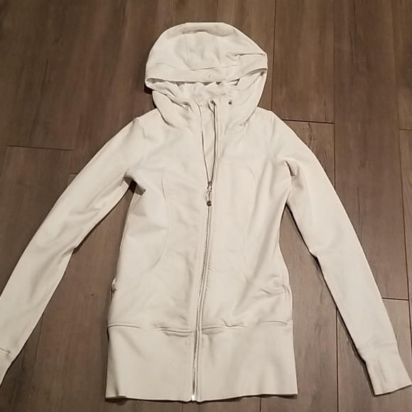 Lululemon white zip up